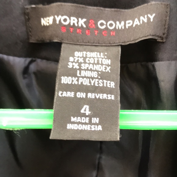 Ladies black blazer size 4 - Picture 2 of 3